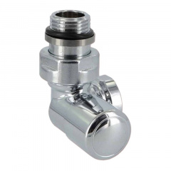 Кран отсекающий Сarlo Poletti FIRST CORNER трехосевой 1/2″ SX левый хром Харьков
