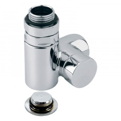 Кран отсекающий Carlo Poletti Combi Corner трехосевой SX 1/2″ левый хром Харків