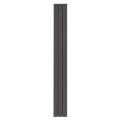 Вертикальный алюминиевый радиатор NOVA FLORIDA LEDRO S/90 1600 мм ARDESIA/SLATE GREY 3B дизайнерский 3 секции Токмак