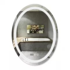 Зеркало Qtap Mideya 600х800 DC-F801 с LED-подсветкой и антизапотеванием QT2078F801W Харків