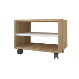 Тумба приліжкова SleekSpace (Дуб Аппалачі + Німфея Альба, 50x30x35) IMI