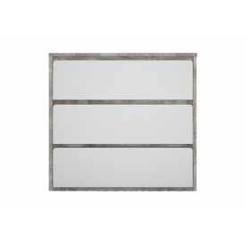 Комод ModaVista-1 3ШУХ (Бетон Світлий + Німфея Альба, 90x43x80 см) IMI