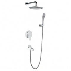 Душова cистема Gappo G7148-8, 3 функції, білий/хром Боярка