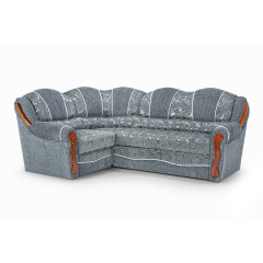 Кутовий диван Еліта (GREY + combine GREY, 190х270 см) Стрий