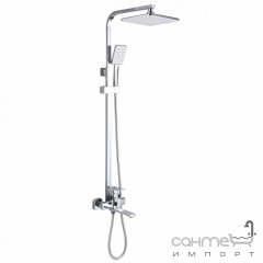 Душевая стойка с изливом Lidz Dozorca LDDOZ1030CRM45407 хром Одесса