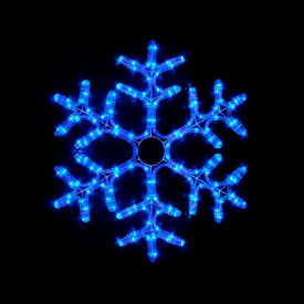 Гірлянда DELUX MOTIF Snowflake (сніжинка) 0.55м синя ІР44
