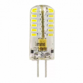 Лампа світлодіодна 2,5 W G4 48LED 4500K 12V 150LM LM350 Lemanso