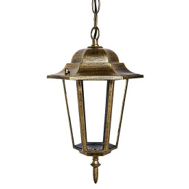 Светильник садово-парковый PALACE A005 черный-золото Delux