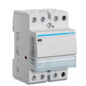 Контактор 63A ESC363 (3НВ, 230В) 3м Hager