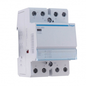 Бесшумный контактор 63A ESC463 (4НО, 230В) 3м Hager