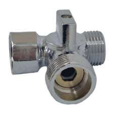 Специализированный кран Arco SPAIN сквозной, шаровый 1/2"х3/4"х1/2"