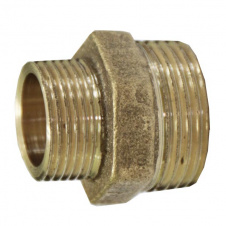 Ніпель Aquavita1 1/2"х1" посилений латунь