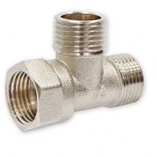 Тройник SF 1/2" внн переходной никелированный