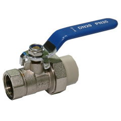 Кран PP-R Santan шаровый с внутренней резьбой 20х1/2" Токмак