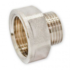 Перехідник SF 1/2"х3/4" нв нікельований Лосинівка
