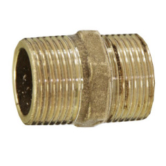 Ніпель посилений WIANGI 3/4 "х3/4" латунний Кропивницький