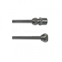 Гнучка підводка Albertoni 1/2 ВЗ хром d10мм мідна FLEXY CHROME Київ