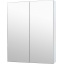 Шафа дзеркальна (петлі плавного закривання) Океан МАКСІ МЕМБЛІ Біла гладка (10859) Энергодар