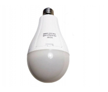 LED лампочка LMI 20W E27 світло білий 1500LM з акумулятором 2*18650 (8442)