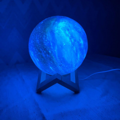 Лампа-нічник світильник світлодіодний 3D OPT-TOP Космос з пультом (1756375557) Ворожба
