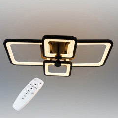 Стельова LED люстра світлодіодний світильник Sunlight чорний 5338/2+2 Нововолинськ