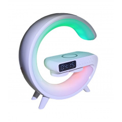 Настільна лампа-нічник Led Wireless Charging Speaker Google G11 8527 15W White Гуляйполе