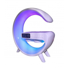 Настільна лампа-нічник Led Wireless Charging Speaker Google G11 8527 15W White Гуляйполе