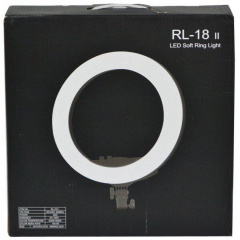 Професійне селфі-кільце LED лампа OPT-TOP RL-18 II 55W USB WiFi Bluetooth 45см із дзеркалом та пультом (1892278394) Куйбишеве