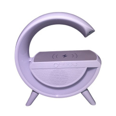 Настільна лампа-нічник Led Wireless Charging Speaker Google (BT2301) 15W White Чорноморськ