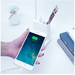 Настільна світлодіодна лампа 3 в 1 OPT-TOP з вбудованим акумулятором та PowerBank (1756375329) Акимовка