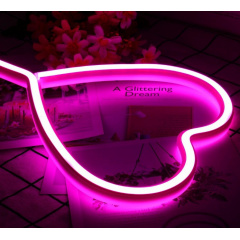 Нічник неоновий лампа Серце pink heart SWF Бровари
