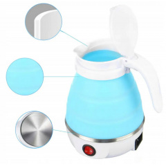 Дорожній чайник силіконовий складний дисковий 0,6л 600Вт 220В Travel Folding Elecreic Kettle YS-2008 Ковель