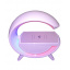 Настільна лампа-нічник Led Wireless Charging Speaker Google (BT2301) 15W White Чорноморськ