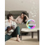Настільна смарт лампа-нічник Light-Wireless Happy Light з колонкою бездротовою зарядкою та годинником (BT-3401) Володарськ-Волинський