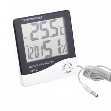 Фото - Годинник-гігрометр UKC HTC-2 White (hub_np2_0977) Годинник-гігрометр UKC HTC-2 White (hub_np2_0977)