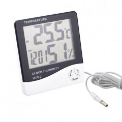 Годинник-гігрометр UKC HTC-2 White (hub_np2_0977) Тернопіль