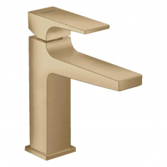 Змішувач для умивальника Hansgrohe Metropol 110 із донним клапаном бронза Косів
