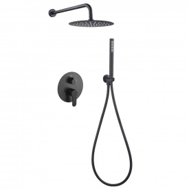 Душова система прихованого монтажу Devit Style чорний матовий (1711270B)