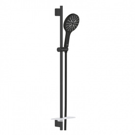 Душовий гарнітур Grohe Rainshower Smartactive 130, чорний матовий (22725KF5)