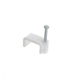 Скоба кабельна 4мм плоска (уп.-100шт)