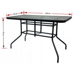 Комплект садової меблів Kontrast Garden Bistro Black-4 Червоноград