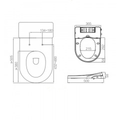 Кришка біде Welli LB801 Житомир