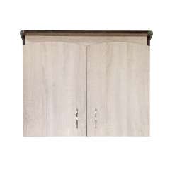 Антресоль дводверна Місяць ширина 900 МАКСІ МЕБЛІ Дуб молочний (5102454) Ковель