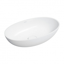 Умивальник Omnires Shell 600x350, білий (SHELLUNBM)