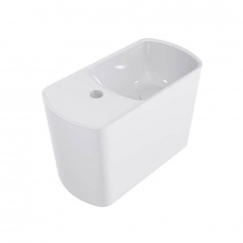 Умивальник Miraggio Helix 450 R, miramarble, білий глянцевий