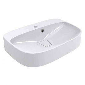 Умивальник Miraggio Lifou, miramarble, білий глянцевий