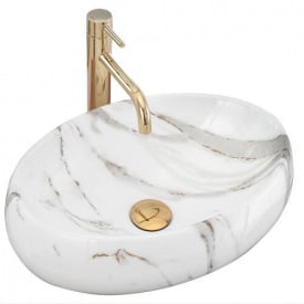 Раковина накладна Rea Linda Lava серый (REA-U8695)