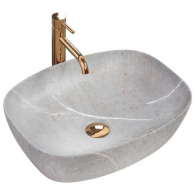 Раковина накладна Rea Freja серый (REA-U6648)