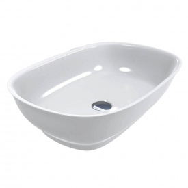 Умивальник Miraggio Santorini, miramarble, білий глянцевий