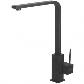 Гранітний змішувач Elleci Ixora Cemento 48 чорний (21122024256)